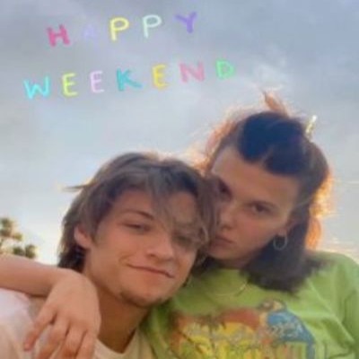 Jake Bongiovi and Millie Bobby Brown 